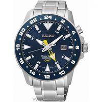 Mens Seiko Sportura GMT Kinetic Watch SUN017P1