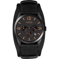 mens kahuna chronograph cuff watch kcs 0014g