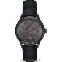 mens burberry classic round watch bu10010