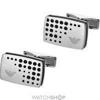 mens emporio armani stainless steel cufflinks egs2007040