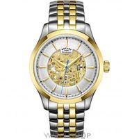 Mens Rotary Mecanique Skeleton Automatic Watch GB05033/06