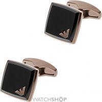 mens emporio armani pvd rose plating cufflinks egs2341200