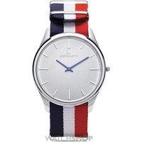 Mens Kennett Kensington Silver White RWB Nato Watch KSILWHRWBNATO