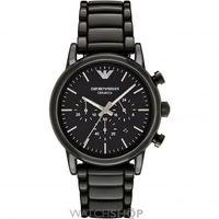 Mens Emporio Armani Ceramic Chronograph Watch AR1507