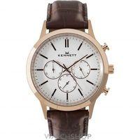 Mens Kennett Carnaby Chronograph Watch CMWHRGDBRN