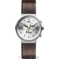 mens braun chronograph watch bn0035slbrg