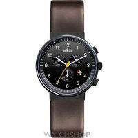 Mens Braun Chronograph Watch BN0035BKBRG