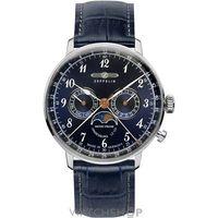 mens zeppelin hindenburg moonphase watch 7036 3