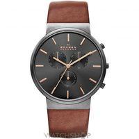 Mens Skagen Ancher Chronograph Watch SKW6106