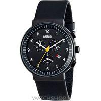 Mens Braun Chronograph Watch BN0035BKBKG