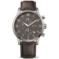 mens hugo boss aeroliner chronograph watch 1512570