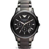 Mens Emporio Armani Ceramic Chronograph Watch AR1452