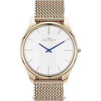 mens kennett kensington rose gold white milanese watch krgwhmil