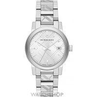 mens burberry the city engraved check watch bu9037