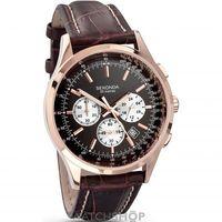 mens sekonda midnight chronograph watch 3413