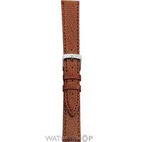 Mens Morellato Stainless Steel Violino Tan Genuine Lizard Leather Strap 20mm A01X2053372041CR20