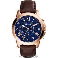 mens fossil grant chronograph watch fs5068