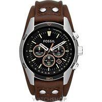 Mens Fossil Coachman Chronograph Cuff Watch CH2891