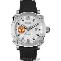 Mens Bulova AccuSwiss Percheron Manchester United Special Edition Automatic Watch 63B195