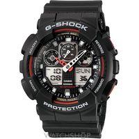 Mens Casio G-Shock Alarm Chronograph Watch GA-100-1A4ER