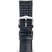 Mens Hirsch Stainless Steel Paul 120mm/80mm Leather/Caoutchouc Strap Size 22mm 0925028050-2-22