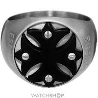 Mens Guess Stainless Steel Signet Ring Size W.5 UMR11109-66
