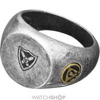 Mens Guess Stainless Steel Signet Ring Size W.5 UMR71205-66