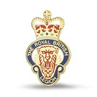 members rbl enamelled lapel pin badge