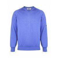 Merino Water Repellent Sweater V Neck - Fjord Blue