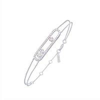 Messika Move 0.66ct Diamond And White Gold Pave Bracelet