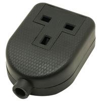 mercury 429619uk free mains socket 13a black