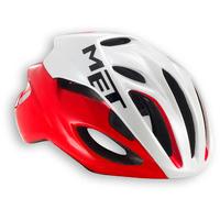 met rivale road helmet redwhite l 59 62cm