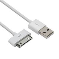 MFI 30-Pin to USB Data Sync / Charge Cable for Apple iPhone 4 / 4s / 3GS / iPad /iPod