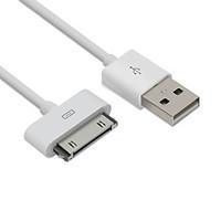 MFi Certified 30 Pin USB Sync Data / Charging Cable for iPhone 4/4S/3S iPad 3 (100cm)