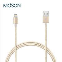 mfi 8pin twist woven nylon cable usb data sync charging cable for ipho ...