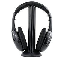 MH2001 Headphone 3.5mm Over Ear 5 in 1 Wireless With Microphone FM Radio for MP3/PC/TV