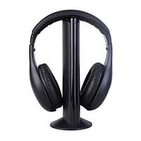 MH2001 Headphone 3.5mm Over Ear 5 in 1 Wireless With Microphone FM Radio for MP3/PC/TV