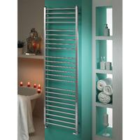 mhs java polished stainless steel electric towel radiator w 500mm x h  ...