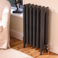 mhs liberty black cast iron electric thermostatic radiator w 760mm x h ...