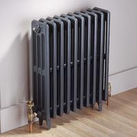 mhs clasico cast iron electric thermostatic radiator w 650mm x h 420mm ...