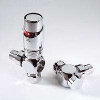 mhs gyro angled thermostatic standard head valve white