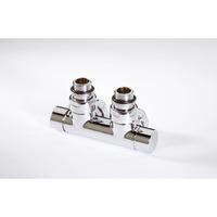 MHS Twin Angled TRV Standard Head Valve