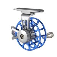 Mini Ultralight Fly Reel Right Handed Fly Fishing Reel CNC Machined Aluminum Full Metal Reel Former Ice Fishing Wheel Reel Spool Tackle Tool