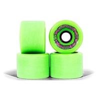 mindless voodoo longboard wheel set 4 wheels maji green 70mm 78a cruis ...