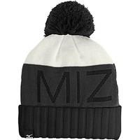 Mizuno Golf 2015 Mens Bobble Pom Pom Winter Hat - Charcoal/Black/White One Size