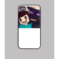 miannn with eyes - minecraft