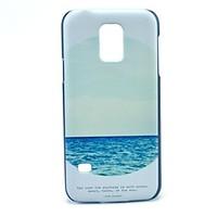 Mirror Sea Pattern Hard Case Cover for Samsung Galaxy S5 Mini SM-G800