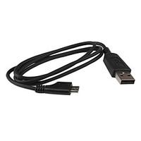 Micro USB Data Sync and Charger Cable for Samsung Galaxy Phone and Other Cellphones (Black, 76.5CM)