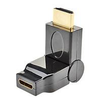 Mini HDMI Female to HDMI Male Rotatable Adapter for Samsung Galaxy S3 I9300 and Others
