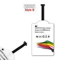 mindzo qi standard 5v1a style b wireless charger receiver for all andr ...